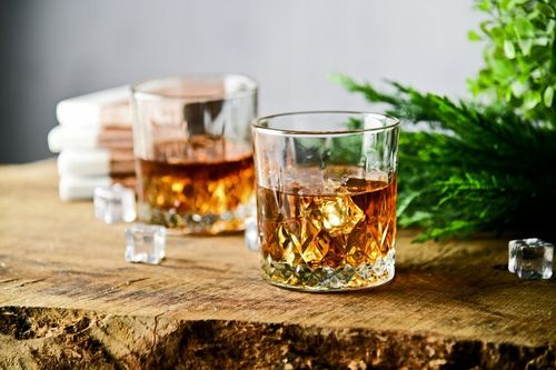 Szklanki niskie GLASMARK zestaw 6szt szlifowane drink whisky 280ml na Arena.pl