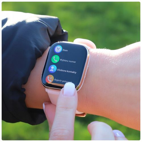 SMARTWATCH DAMSKI POLSKIE MENU ROZMOWY PULS CIŚNIENIE SPORT AMOLED 4 PASKI na Arena.pl