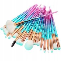 PĘDZLE DO MAKIJAŻU ZESTAW PROFESJONALNYCH PĘDZLI DO MAKIJAŻU 20 SZT.