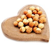 Talerz Drewniany na Przekąski Przystawki do Serwowania Serce 12x12 cm Mango