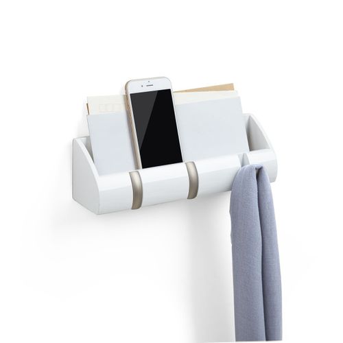 Wieszak Cubby Wall Mini Organizer biały na Arena.pl
