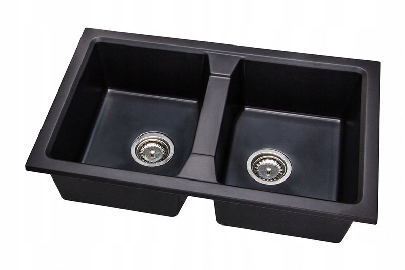 ZLEW ZLEWOZMYWAK GRANIT 8 kolorów 77x48 + SYFON zdjęcie 2