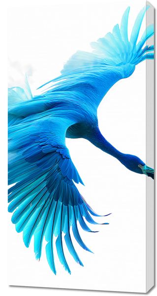 Obraz 50x100cm Błękitny Lot zdjęcie 1