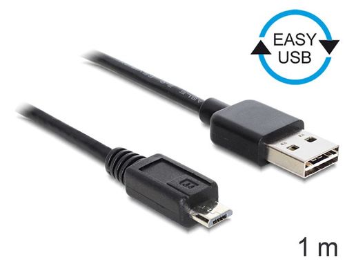 Delock Kabel USB Micro AM-MBM5P EASY-USB 1m na Arena.pl