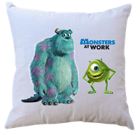Poduszka z wkładem Potwory i Spółka