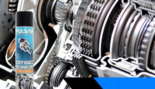 ZMYWACZ TECHNICZNY PULSAR USUWA SMARY KLEJE WOSKI OLEJE SPRAY 750 ml na Arena.pl