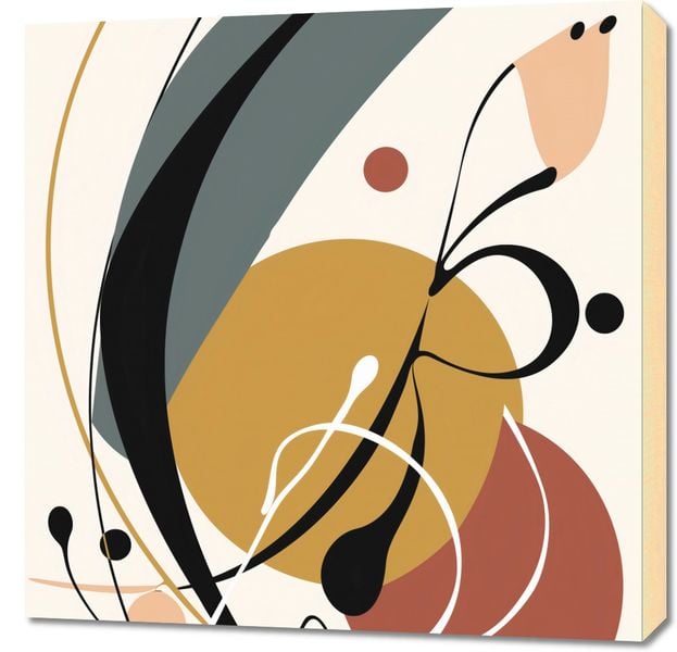 Obraz 70x70cm Taneczne Echa zdjęcie 1