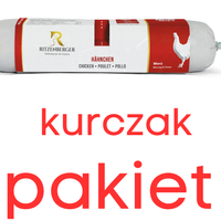 6x kurczak z cukinią i jajkiem podwójne rolki 2x175g)karma mokra dla kota