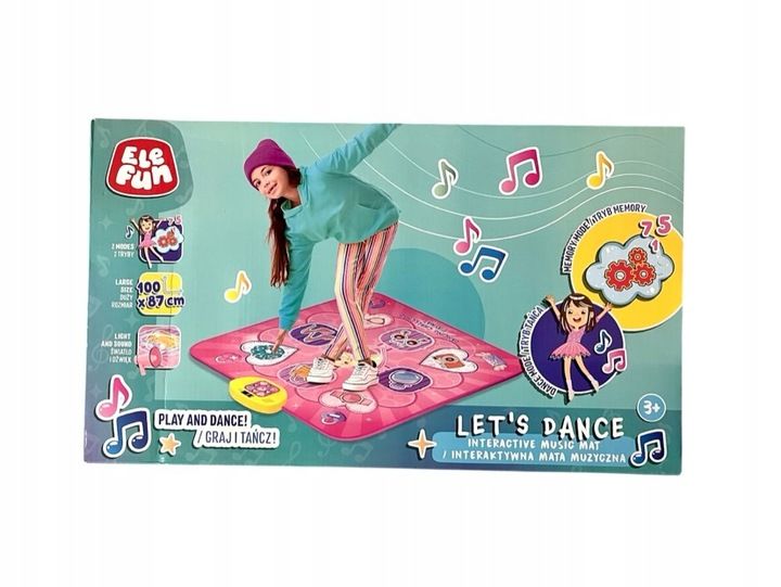 ELEFUN Mata Taneczna Różowa zdjęcie 1