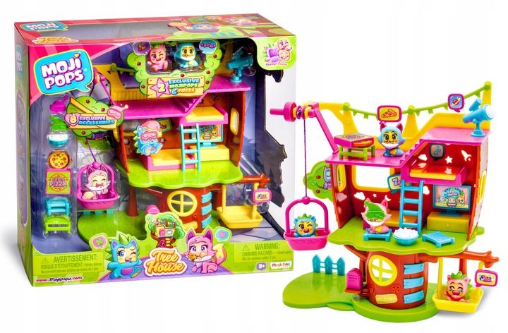 Moji Pops Magic Box Domek na drzewie + 4× Saszetka z MojiPops Seria I zdjęcie 4
