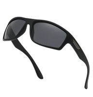 Okulary sportowe czarne polaryzacyjne uniwersalne damskie męskie