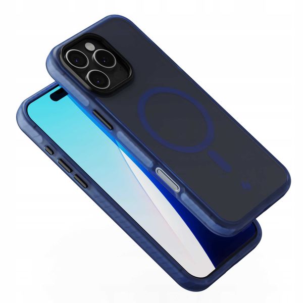 Spacecase Hybrid Fusion Mag Iphone 16 Pro Max Dark Blue zdjęcie 11