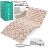 MATERAC PRZECIWODLEŻYNOWY BĄBELKOWY ANTYODLEŻYNOWY Z POMPĄ 200x90 CM 4FIZJO