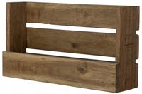 Półka Drewniana Brązowa Premium Scott 38 x 20 x 10 cm Nowoczesna