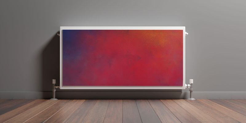 MATA Magnetyczna Grzejnika Kolorowe Ombre 110cm x 60cm zdjęcie 3