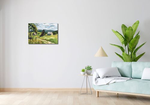 Obraz 60x40cm Bujna Wieś na Arena.pl