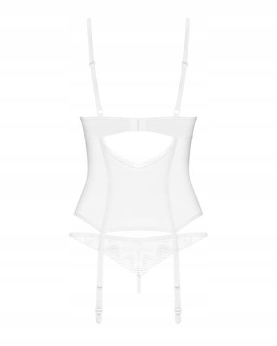 Obsessive Gorset i stringi Alissium biały XS/S na Arena.pl