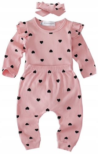 KOMPLET BODY W SERDUSZKA DLA DZIEWCZYNKI 62 na Arena.pl