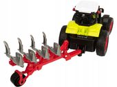 DUŻY TRAKTOR ZDALNIE STEROWANY Z MASZYNĄ RC CIĄGNIK 39cm ładowanie USB