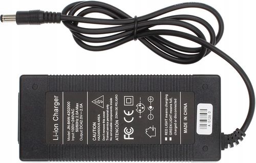 Ładowarka 42V 36V 2A Rower Elektryczny 5,5/2,5 mm na Arena.pl