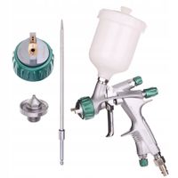 2X Mini Pistolet Lakierniczy SHINE Dysze 2x 0,8 1,2mm Zbiornik 250ml