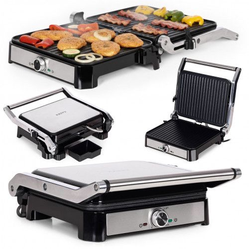 GRILL ELEKTRYCZNY KADEN 2000W TEFLONOWY OPLOT PANINI 29,5X23CM na Arena.pl