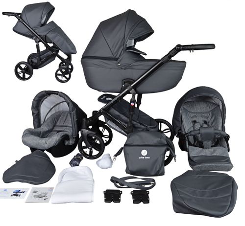 Wózek Dziecięcy Berco Delux GT zestaw 3w1 Wózki Dziecięce babeBoss na Arena.pl