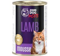 JOHN DOG Lamb JAGNIĘCINA Mus monobiałkowa mokra karma dla kota puszka 400g