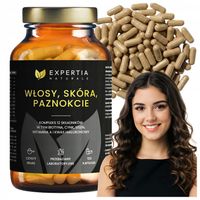 SUPLEMENT DIETY WŁOSY SKÓRA PAZNOKCIE EXPERTIA NATURALS 120 KAPSUŁEK