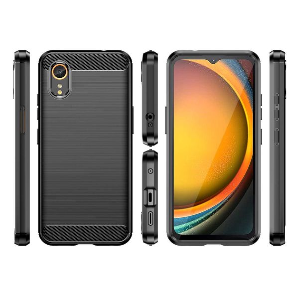 Spacecase Carbon Xcover 7 Black zdjęcie 3