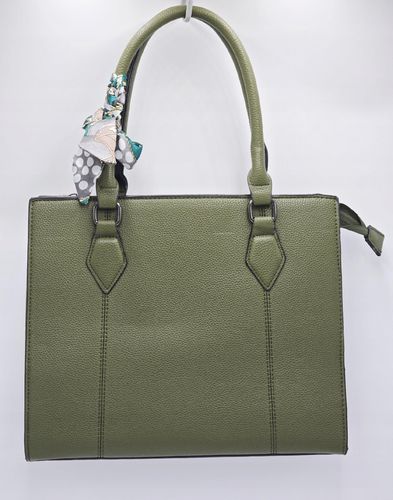 Erick Style - torebka shopper skóra ekologiczna zielony khaki D3659 na Arena.pl