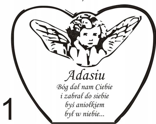 STATUETKA PODSTAWKA POD ZNICZ na grób + grawer XL na Arena.pl