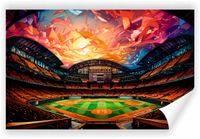 Fototapeta PREMIUM STRUKTURA ZMYWALANA NA WYMIAR boisko sportowe