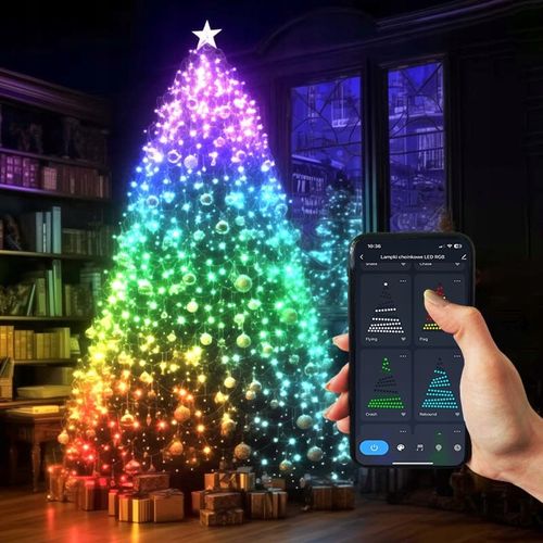 LAMPKI CHOINKOWE 100 LED WIFI SMART TUYA 10M MULTI KOLOR PILOT APLIKACJA na Arena.pl