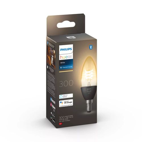 Inteligentna żarówka LED Philips Hue White E14 300lm Bluetooth ciepła biel na Arena.pl