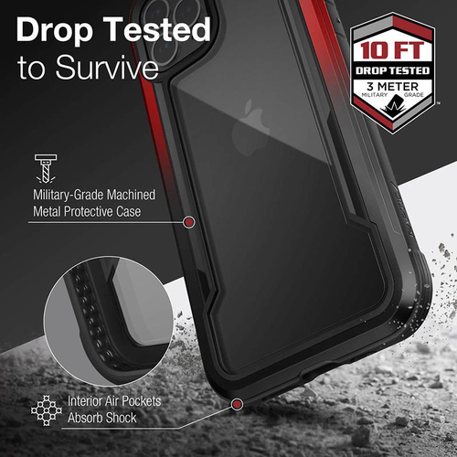 X-Doria Raptic Shield - Etui do aluminiowe iPhone 12 Pro Max (Drop #2 na Arena.pl