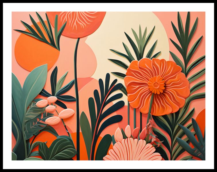 Plakat 65x50cm Koralowy Ogród zdjęcie 3