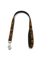 A-478 PEJCZ, KRÓTKA SMYCZ DLA PSA TAŚMA INDIAŃSKA 25mm/80cm Kolor - CZARNY