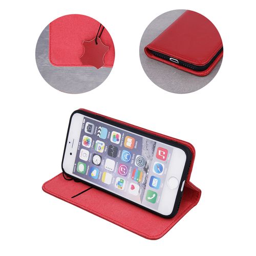 Etui skórzane Smart Pro do iPhone 11 bordowy na Arena.pl