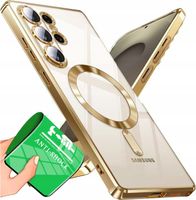 Etui i folia ceramiczna do SAMSUNG GALAXY S25 ULTRA case do MagSafe / ZŁOTY