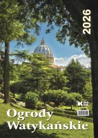 Kalendarz 2026 Ścienny. Ogrody Watykańskie