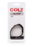 colt leather c/b strap 5-snap black