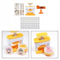 DIY PIN BADGE BUTTON MAKER BROSZKA MASZYNA DO ROBIENIA PRZYPINEK 48 ODZNAKA