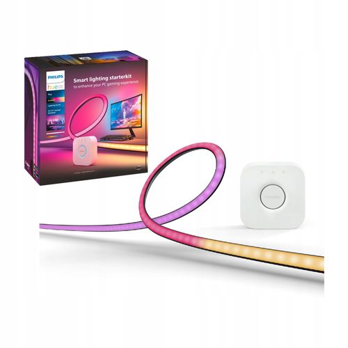 Tasma LED smart Philips Hue Gradient PC strip 24"-27" starter kit na Arena.pl
