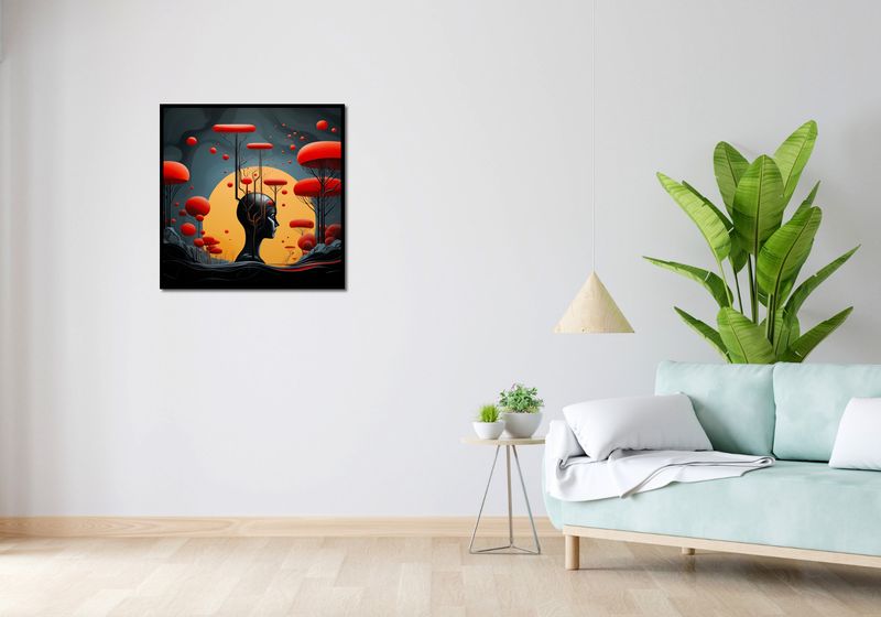 Plakat 70x70cm Myślokształty zdjęcie 4
