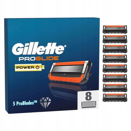 Gillette ProGlide Wkłady do maszynki do golenia dla mężczyzn, 8 sztuk na Arena.pl
