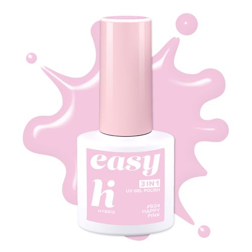 HI HYBRID EASY 3w1 Lakier hybrydowy #604 Happy Pink 5ml na Arena.pl