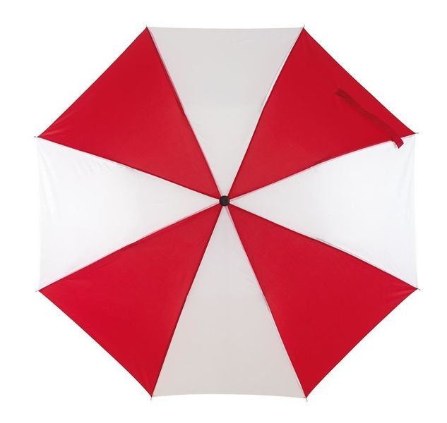Parasol składany KEMER REGULAR Czerwony / Biały zdjęcie 2