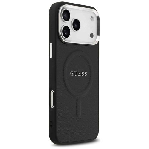 Etui Guess Classic Logo MagSafe do iPhone 17 Pro Max czarny na Arena.pl