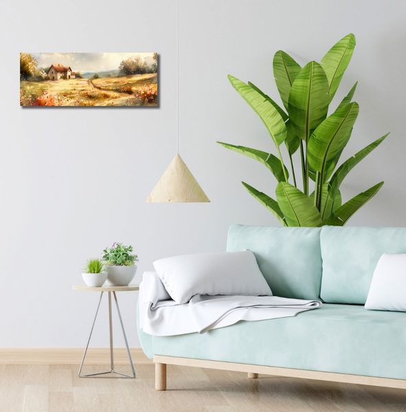 Obraz 60x20cm Sielski Domek zdjęcie 2